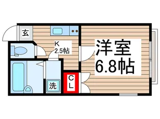 フェリシアガーデン【2階】の間取り