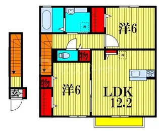 サンシャイン道野辺中央【2階】の間取り