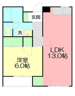 メゾンアイリスF【2階】の間取り