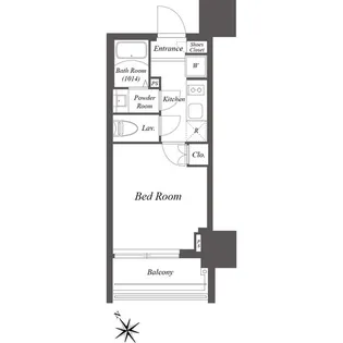 ブランシエスタ横浜高島町【6階】の間取り