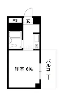 グランディール深草ビル【4階】の間取り