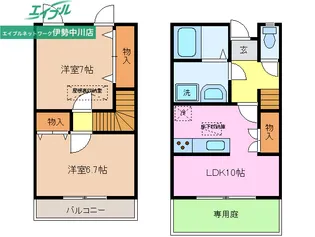 tresor【1階】の間取り