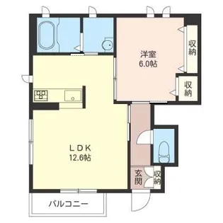 アルフィアスII【1階】の間取り