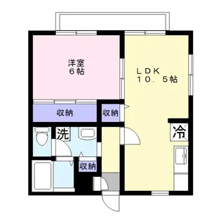 メゾンコスモス【2階】の間取り