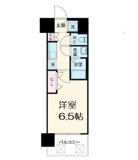 スワンズシティ大阪エスクレア【4階】の間取り
