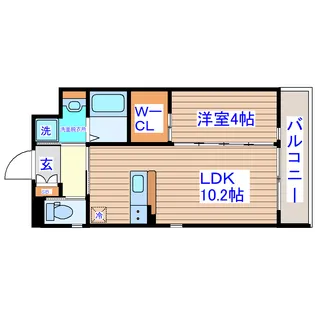 レユシール・オステート【2階】の間取り