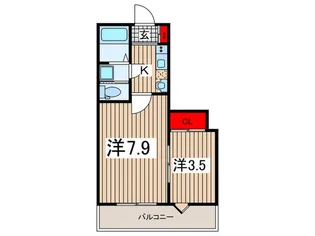上小町ルピア.【3階】の間取り