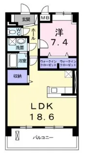 神奈川県厚木市栄町1【マンション】の間取り