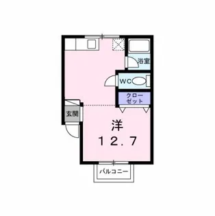 バーン荒町B棟【2階】の間取り