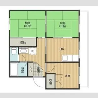 神奈川県小田原市久野【マンション】の間取り