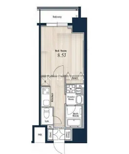 N-stage秋葉原【5階】の間取り