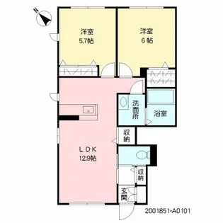 花水木 **【1階】の間取り