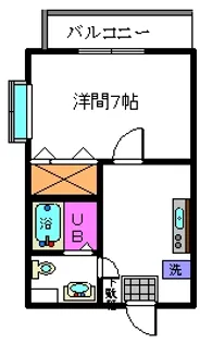 ア・フーム【5階】の間取り