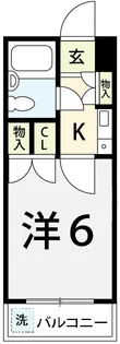 エンビロンス上板橋【1階】の間取り