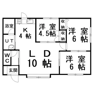 新開A【2階】の間取り