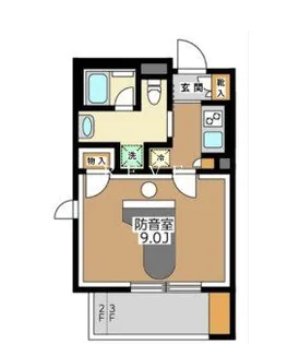 Sonorite池之端【2階】の間取り