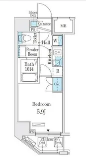 オープンブルーム横浜【3階】の間取り