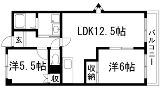 シェモア桜台【4階】の間取り