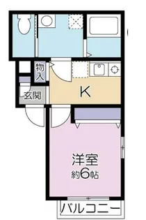 K・Mセレッソ【3階】の間取り