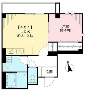 東京都品川区東中延2【マンション】の間取り