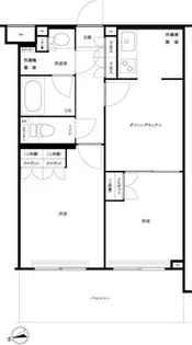 東京都大田区大森西1【マンション】の間取り