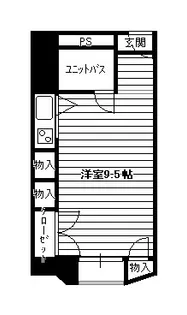 片平ホワイトレジデンス【4階】の間取り