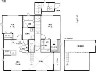 シェリ・マルモ【2階】の間取り