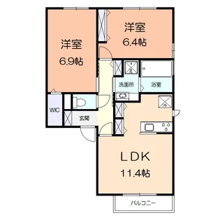 コンフォール湘南A【2階】の間取り
