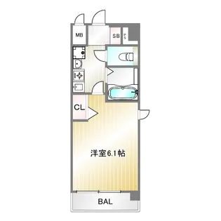 エステムコート神戸西II【4階】の間取り