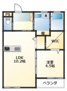 Carino nao【1階】の間取り