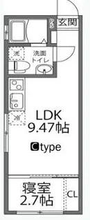 ラヴィージェ赤羽【5階】の間取り