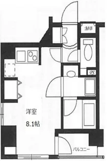 東京都港区浜松町1【マンション】の間取り