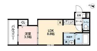 HARU Terrace【1階】の間取り