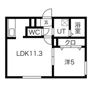 ロータスサウス(Lotus south)【3階】の間取り