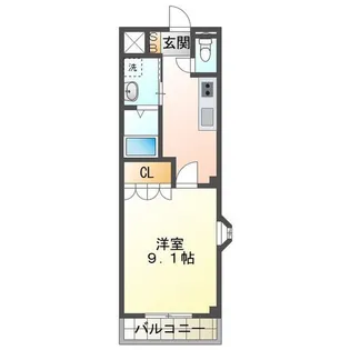 ウエルハウス【1階】の間取り