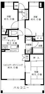 東京都板橋区三園2【マンション】の間取り