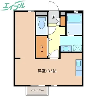 エルシャンブル【2階】の間取り