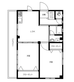 東京都中野区東中野1【マンション】の間取り