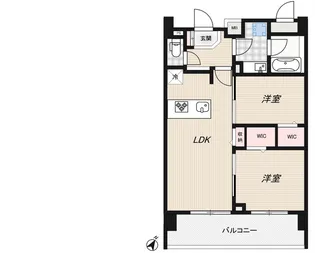 RIDGE豊洲【10階】の間取り