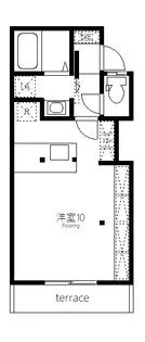 梅田荘A【1階】の間取り