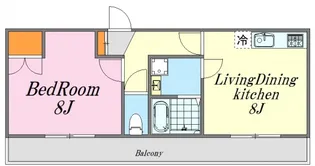 グランディーY【1階】の間取り
