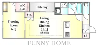 東京都大田区西蒲田4【マンション】の間取り