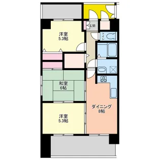 ALCARDEN海岸通り【6階】の間取り