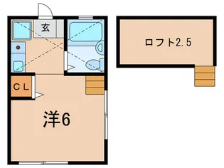 シティーホームズ六甲【2階】の間取り