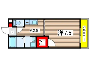 ミユキファースト【1階】の間取り