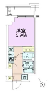 門前仲町レジデンス壱番館【4階】の間取り