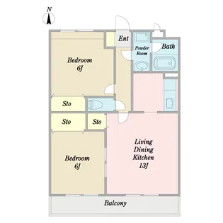 VOLQLAURE【2階】の間取り