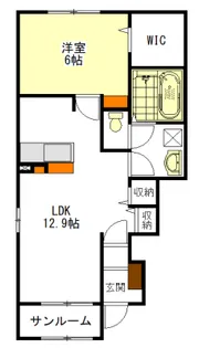 第四東雲 A・B【1階】の間取り
