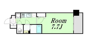 インザグレイス桜ノ宮【4階】の間取り