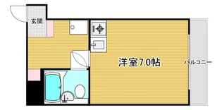 BAUHAUS小町【4階】の間取り